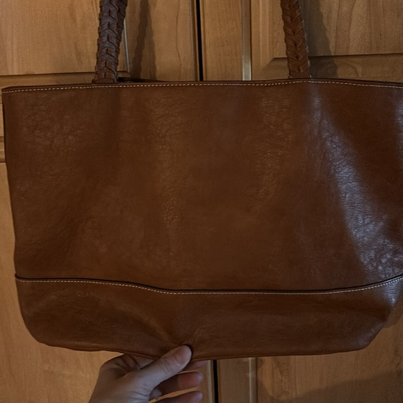 PURSE NWT BROWN STITCH - Picture 4 of 4